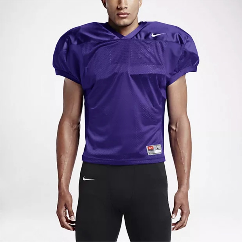 Purple Football Practice Jersey Shirt